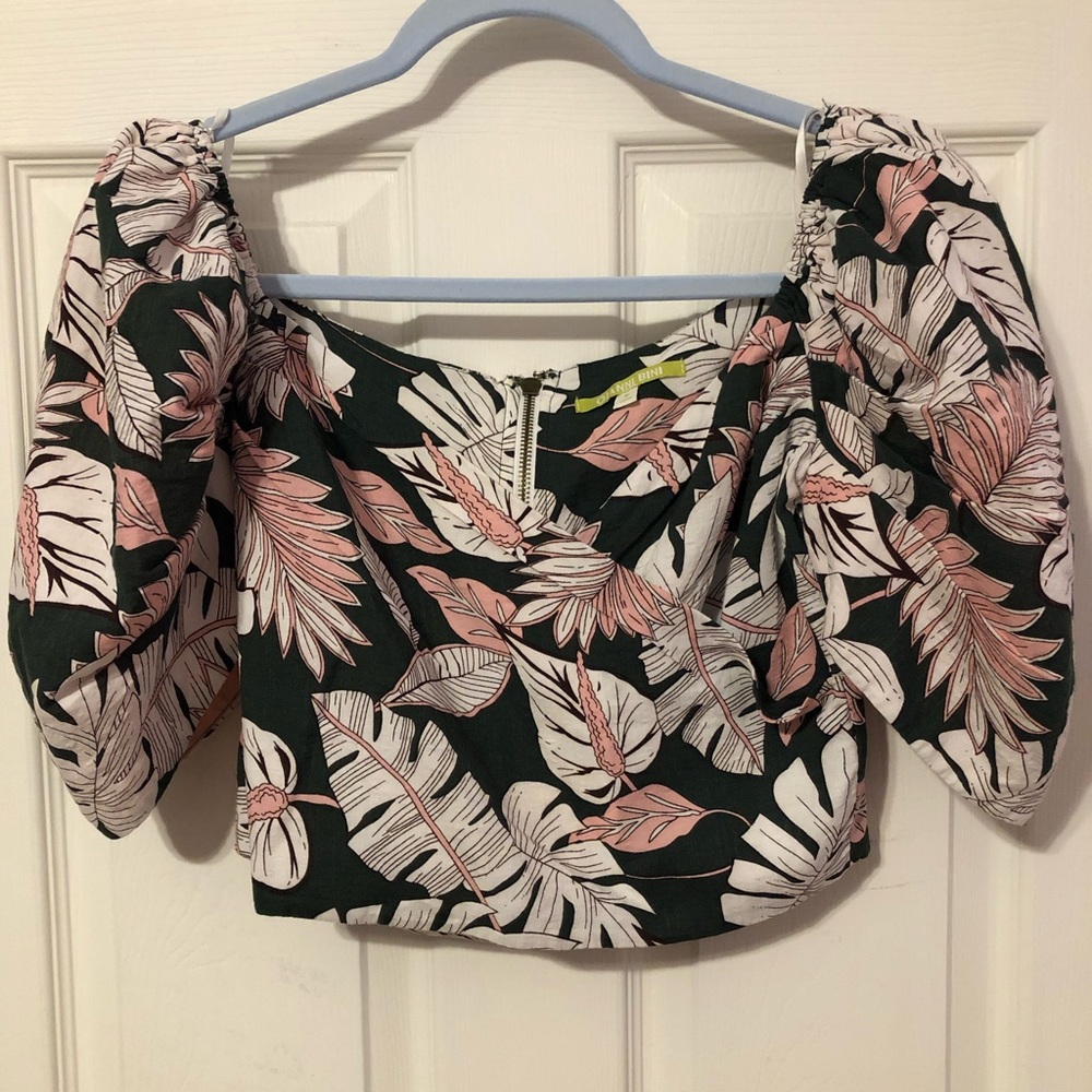 Floral crop top